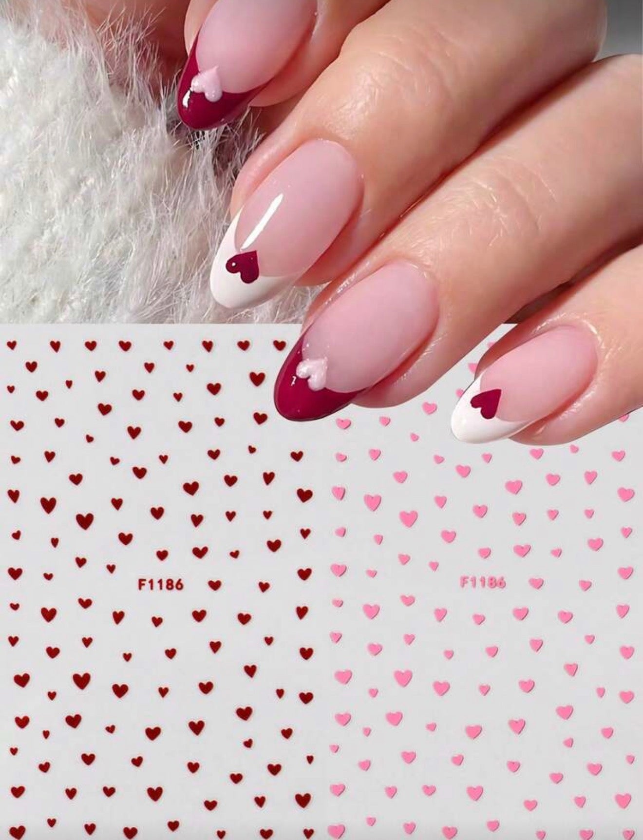 Stickers mini corazones F1186