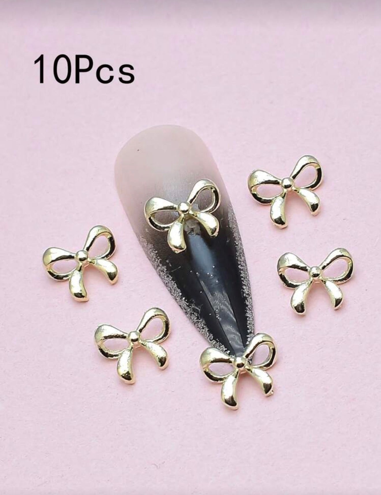 Dijes Moños sin piedra pequeños oro