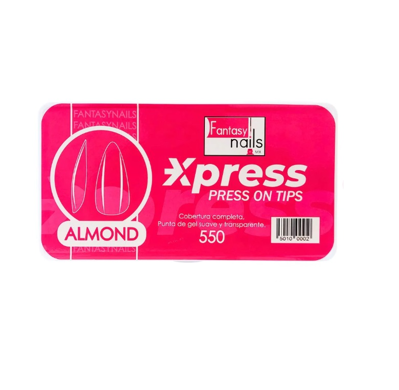 Tips press on  almond crystal fantasy nails