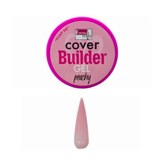 Gel builder peachy fantasy nails