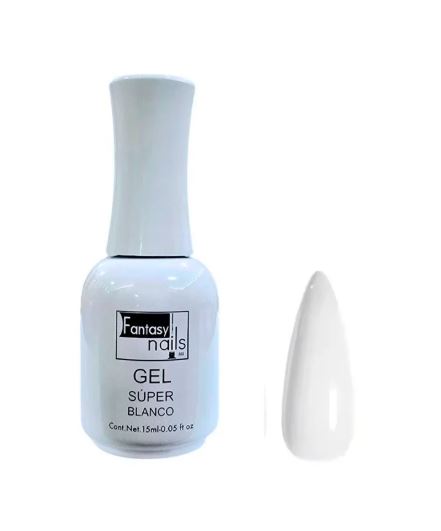 Gel polish #01 súper blanco fantasy nails