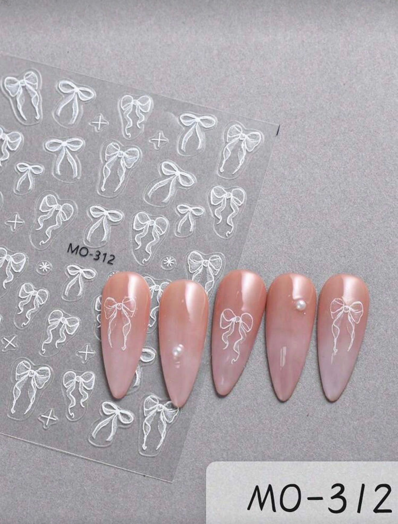 Stickers de moños de seda