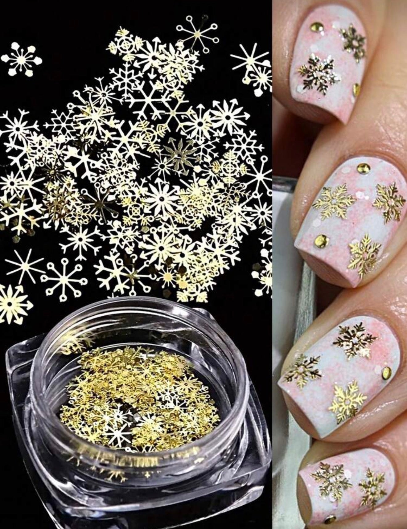 Deco Copos de navidad dorados