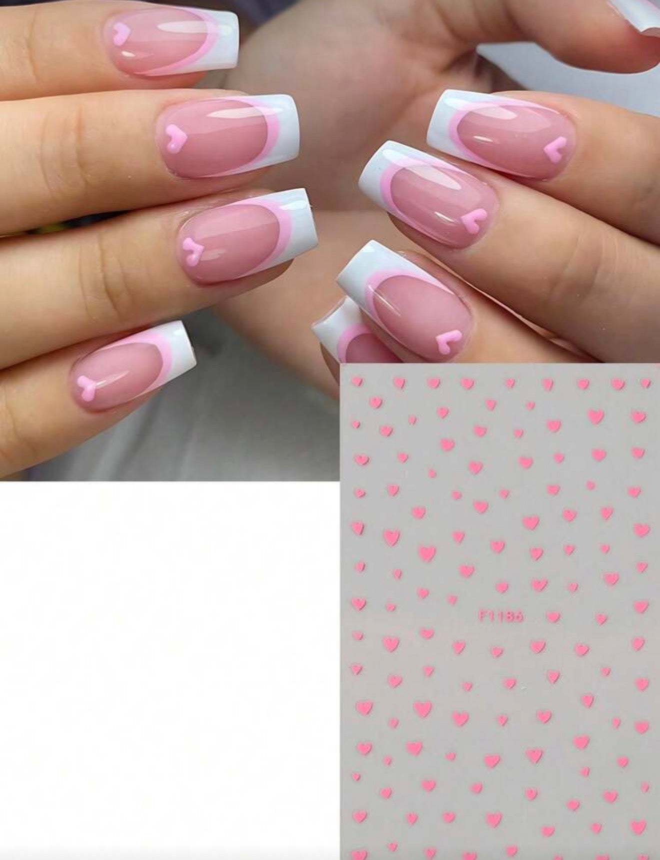 Stickers mini corazones F1186