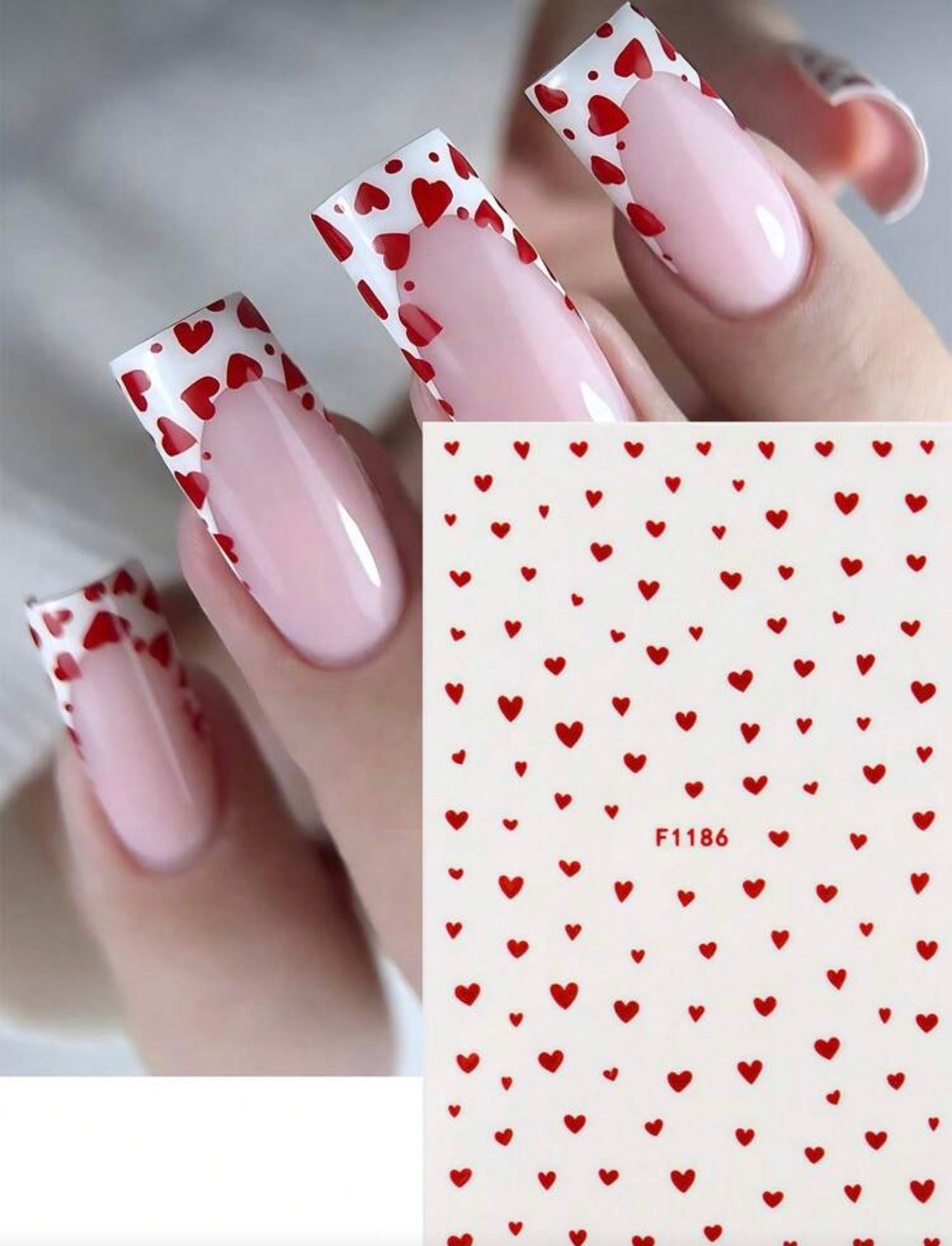 Stickers mini corazones F1186