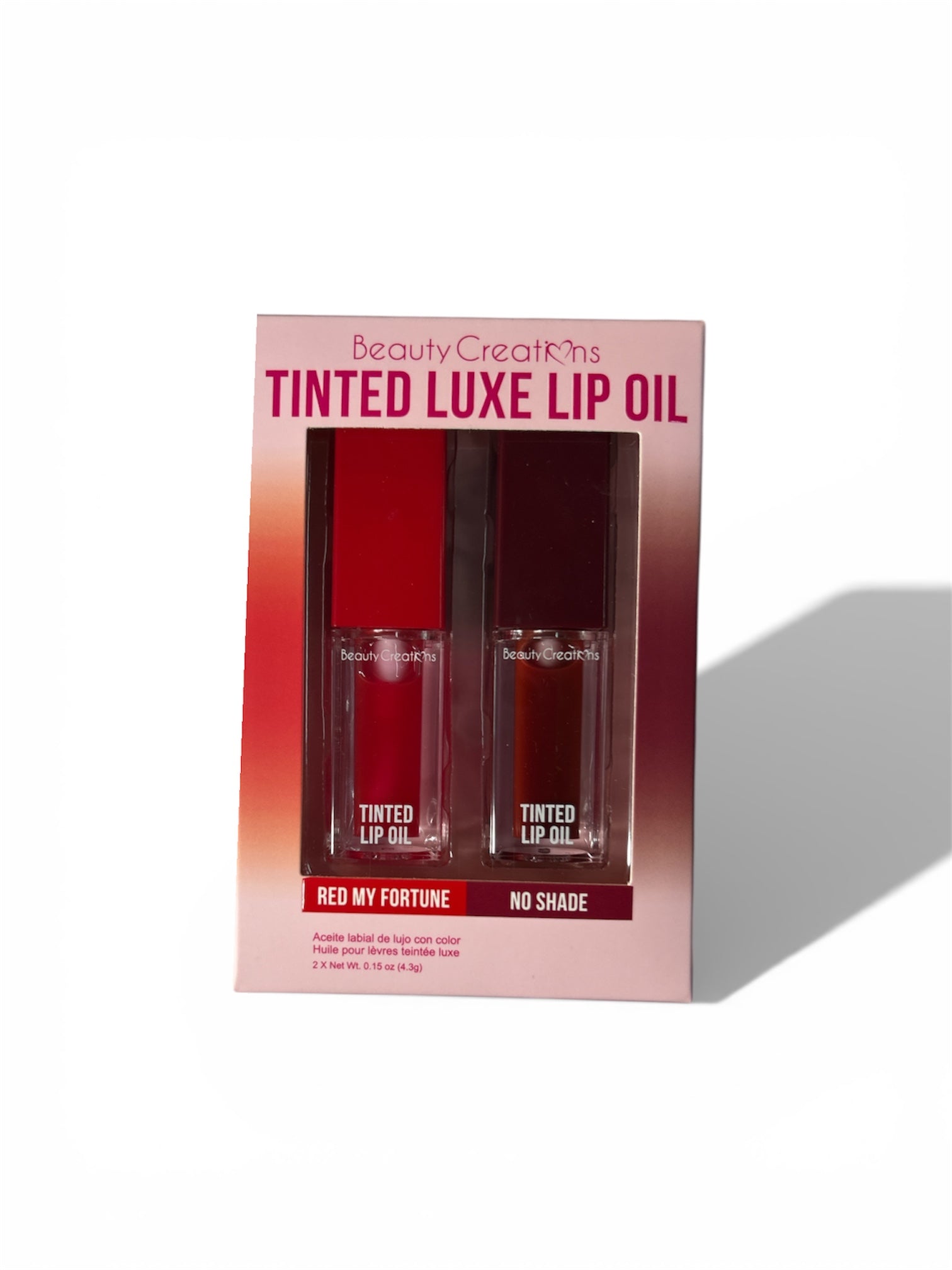 Set tinted luxe Lip Oil Beauty Creations