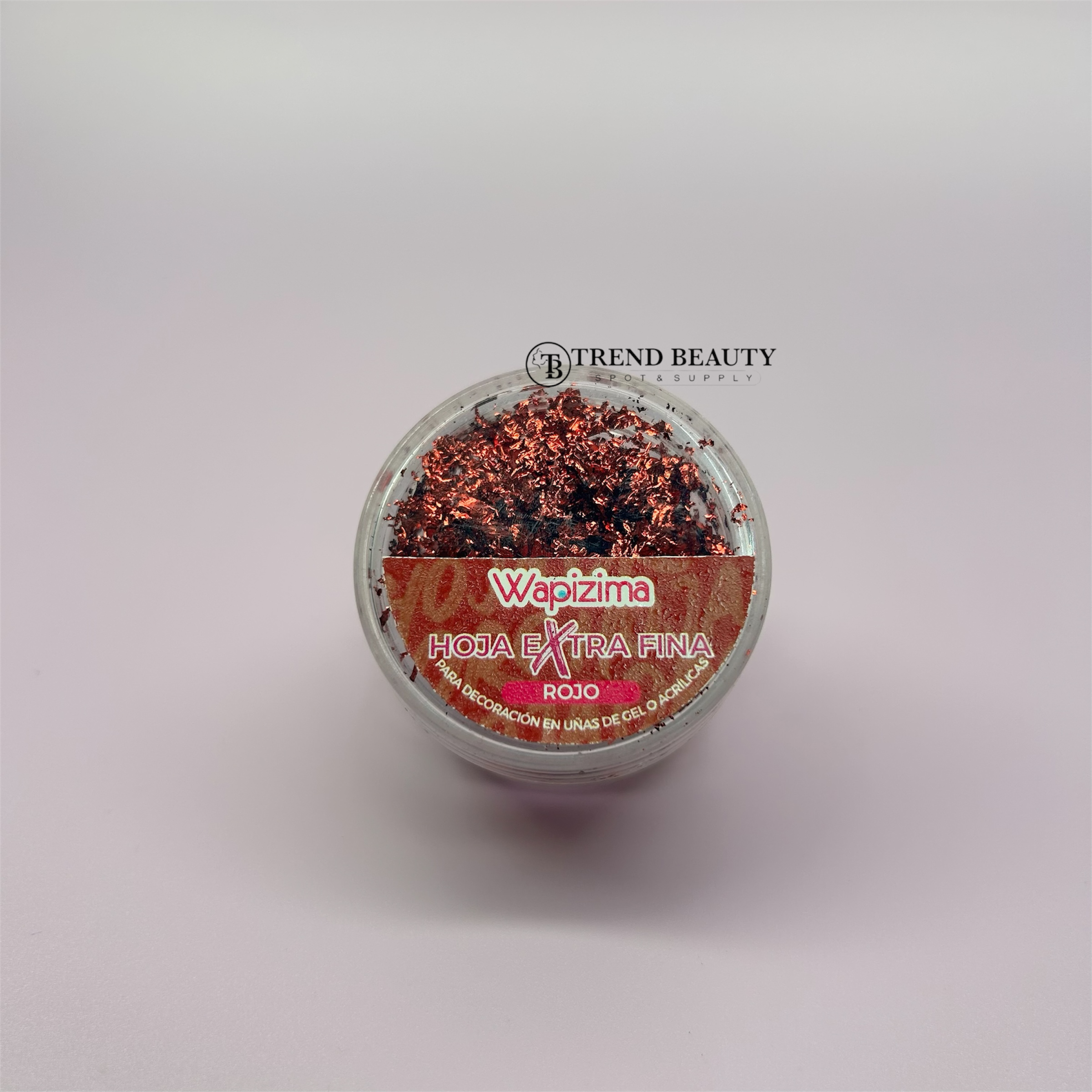 Deco hoja extra fina rojo wapizima