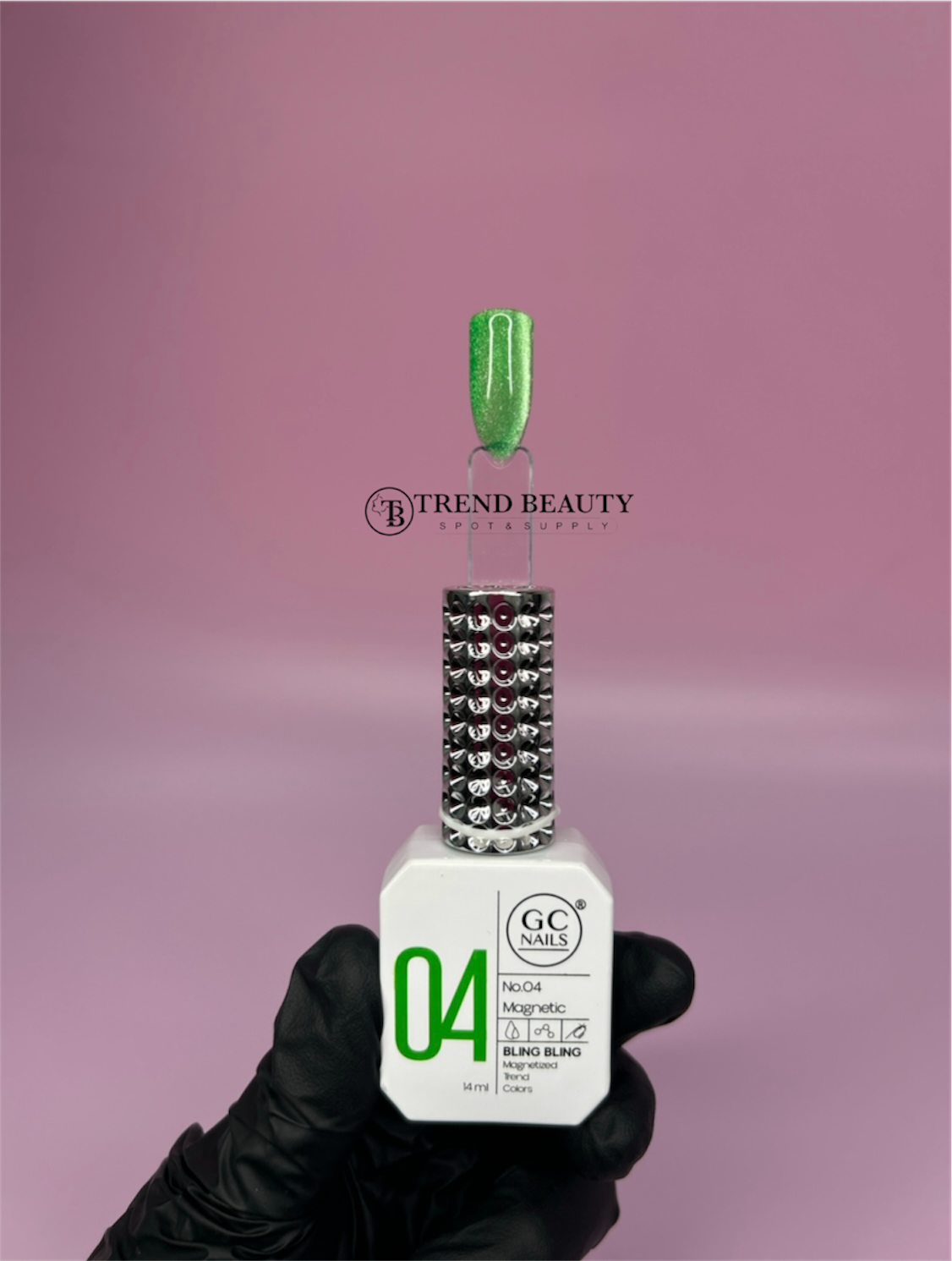 GC NAILS MAGNETIC  #004 BLING BLING MAGNETIZED TREND COLORS C/14ML