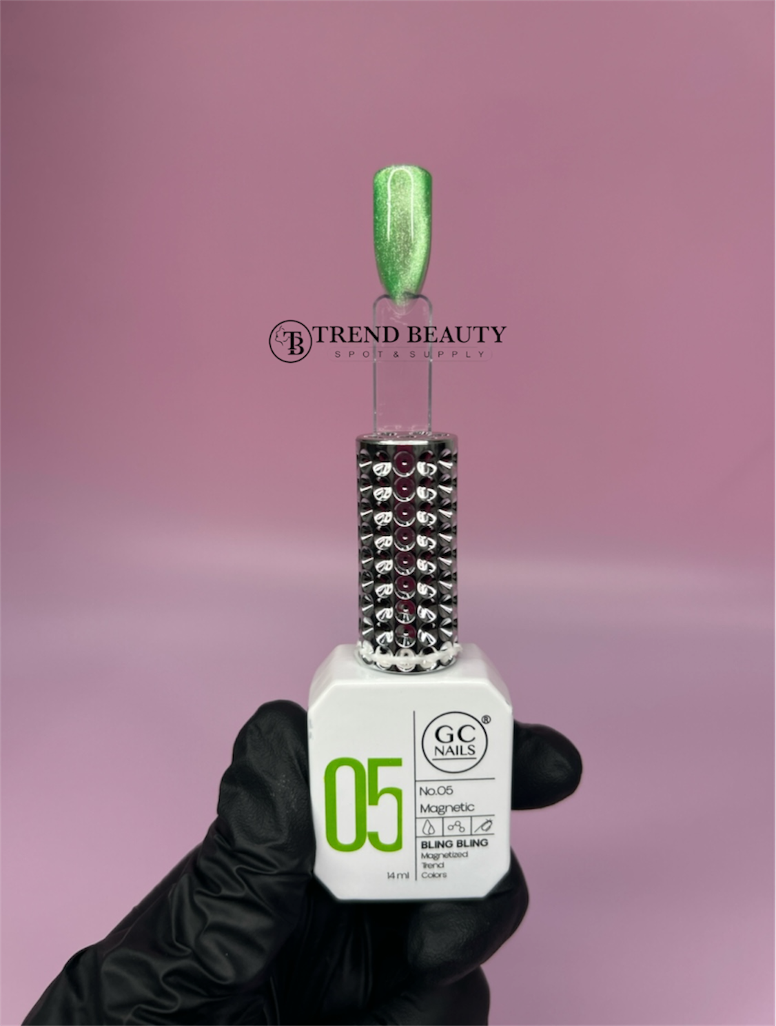 GC NAILS MAGNETIC  #005 BLING BLING MAGNETIZED TREND COLORS C/14ML