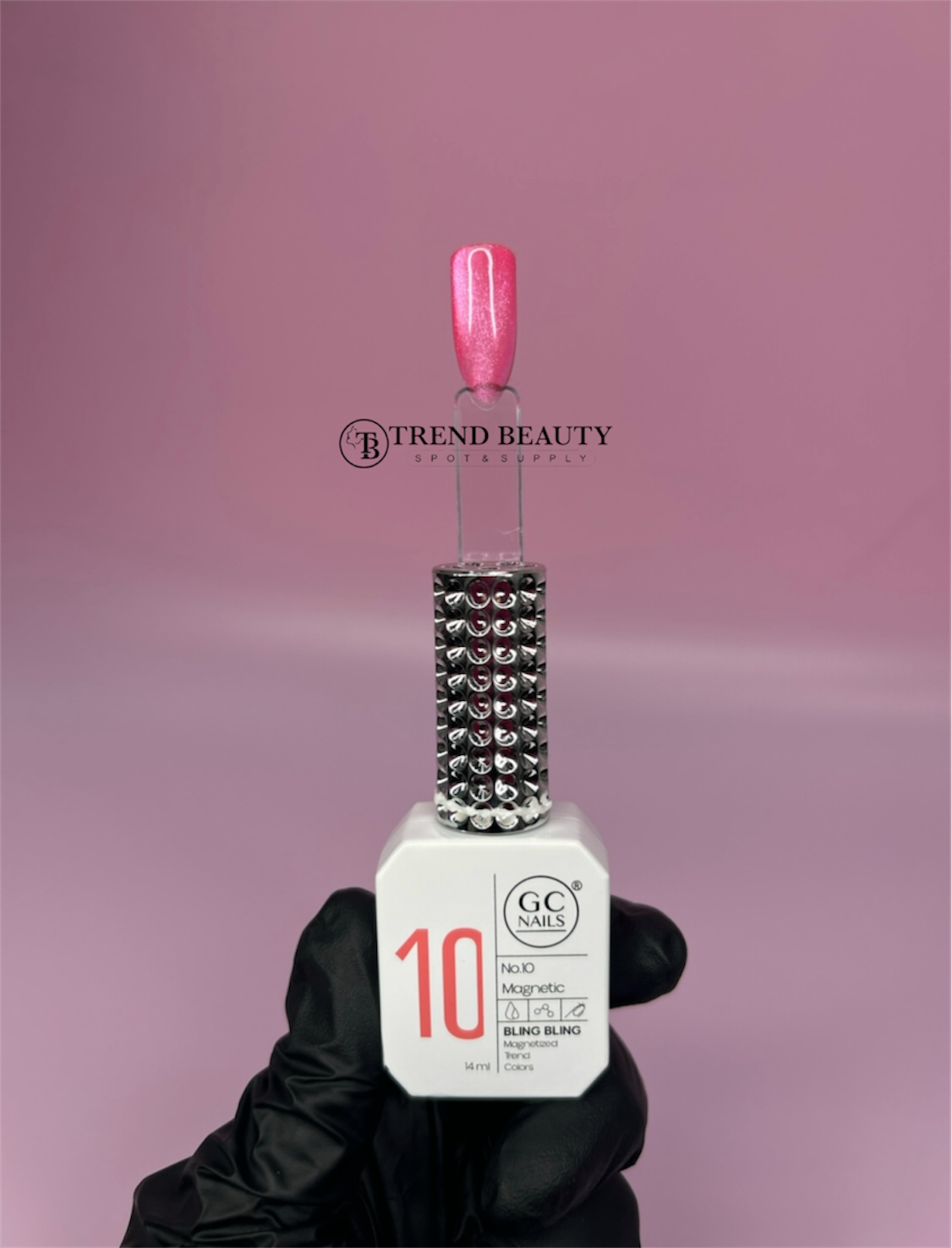 GC NAILS MAGNETIC  #010 BLING BLING MAGNETIZED TREND COLORS C/14ML