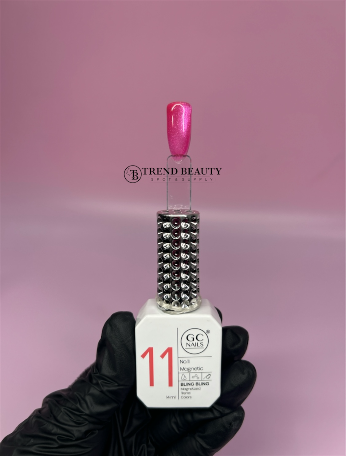 GC NAILS MAGNETIC  #011 BLING BLING MAGNETIZED TREND COLORS C/14ML