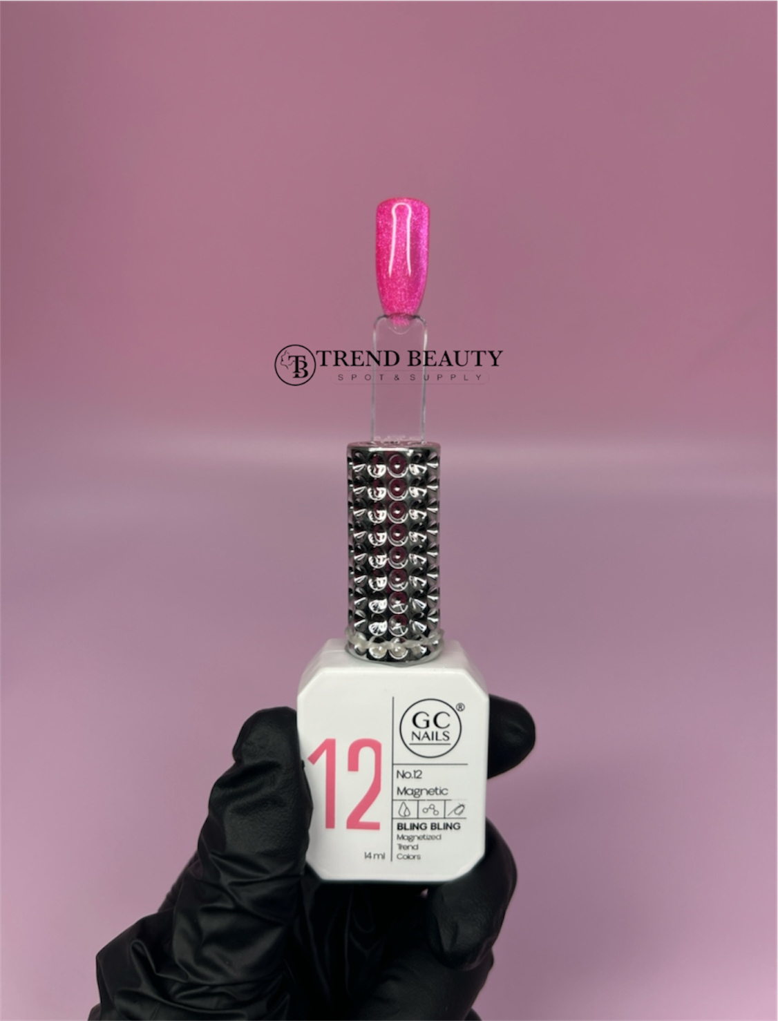 GC NAILS MAGNETIC  #012 BLING BLING MAGNETIZED TREND COLORS C/14ML