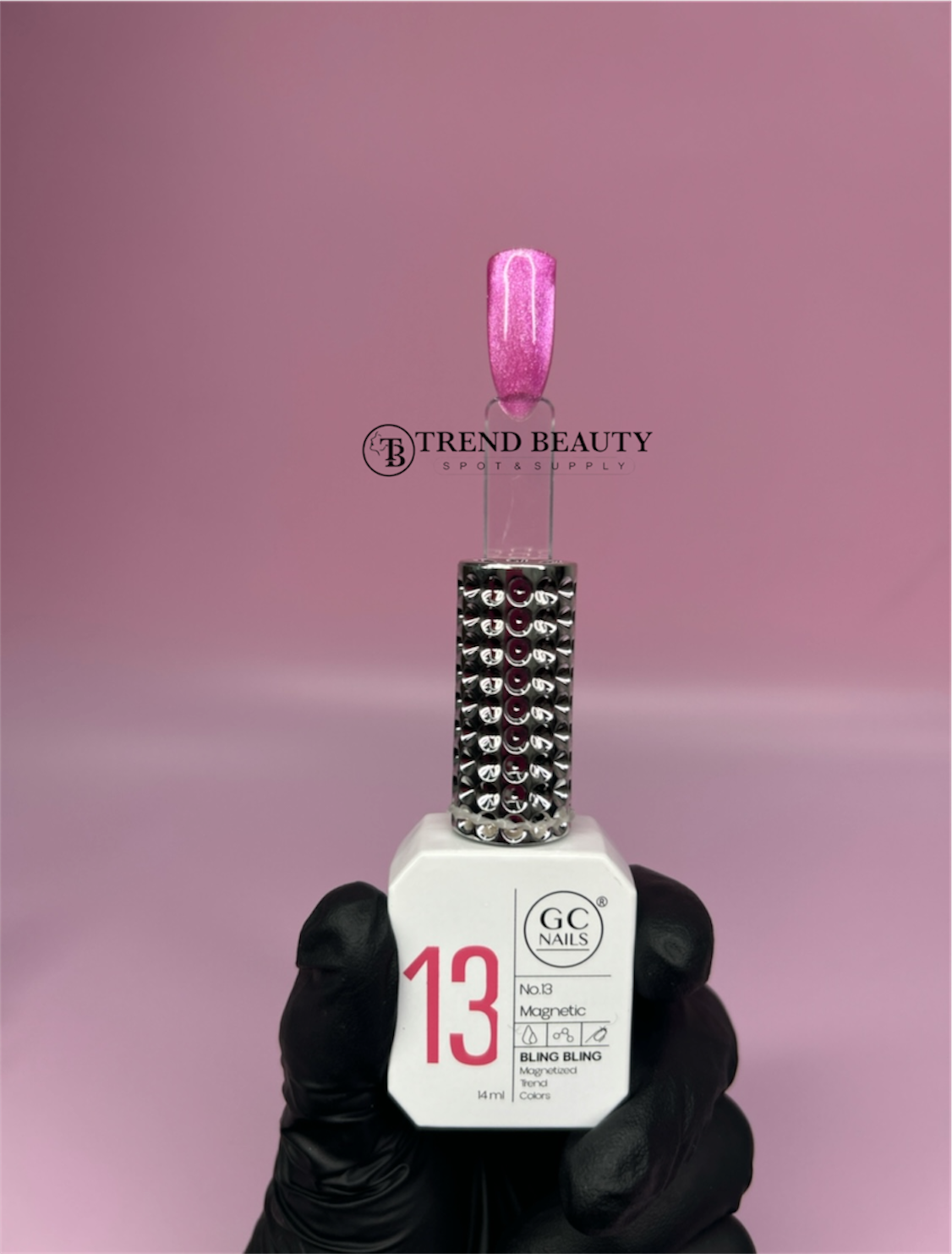 GC NAILS MAGNETIC  #013 BLING BLING MAGNETIZED TREND COLORS C/14ML