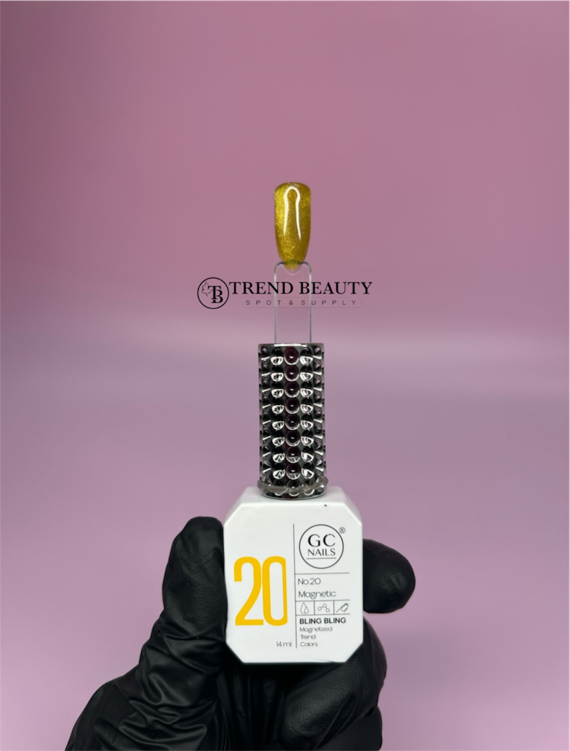 GC NAILS MAGNETIC  #020BLING BLING MAGNETIZED TREND COLORS C/14ML
