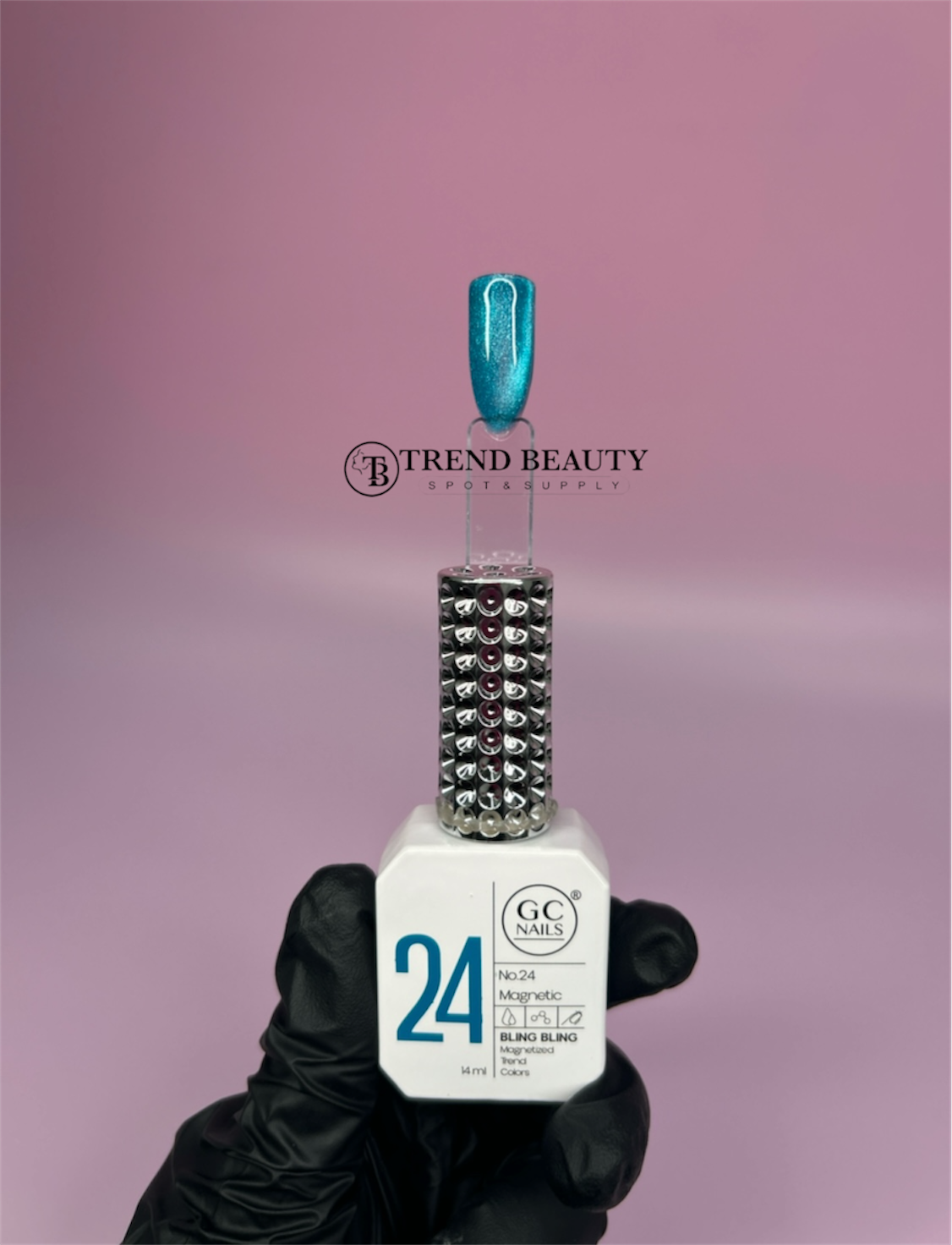 GC NAILS MAGNETIC  #024 BLING BLING MAGNETIZED TREND COLORS C/14ML