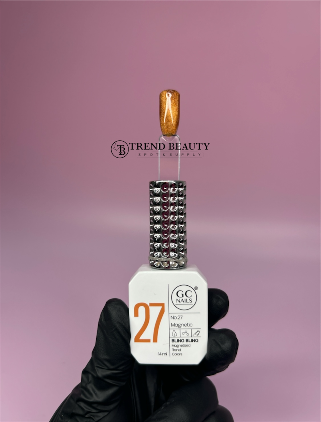 GC NAILS MAGNETIC  #027 BLING BLING MAGNETIZED TREND COLORS C/14ML