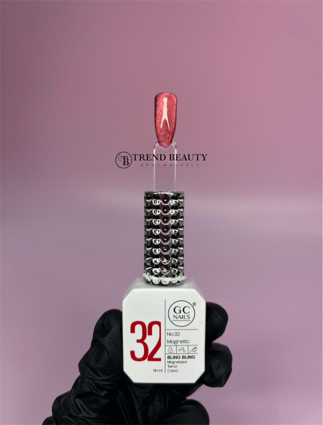 GC NAILS MAGNETIC  #032 BLING BLING MAGNETIZED TREND COLORS C/14ML