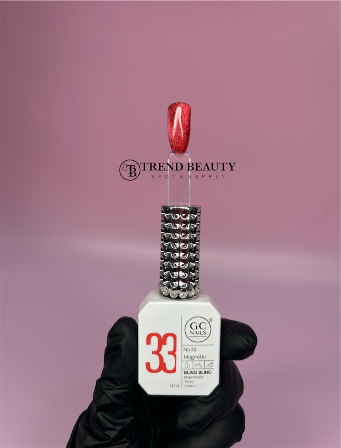 GC NAILS MAGNETIC  #033 BLING BLING MAGNETIZED TREND COLORS C/14ML