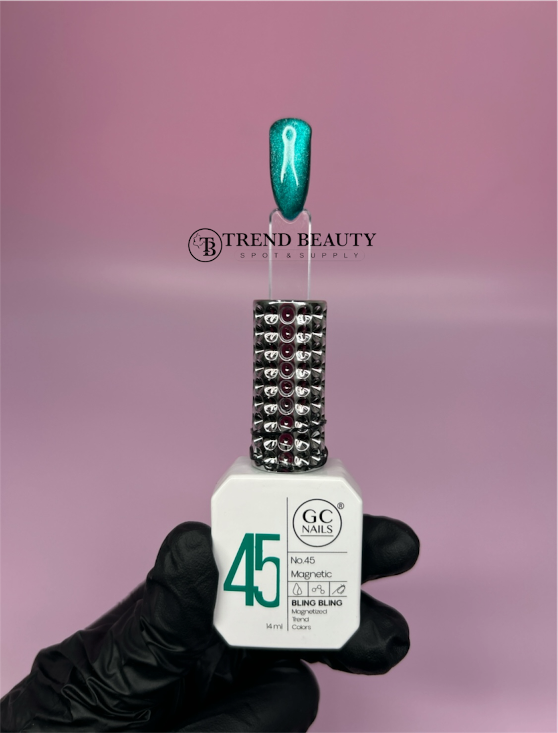 GC NAILS MAGNETIC  #045 BLING BLING MAGNETIZED TREND COLORS C/14ML