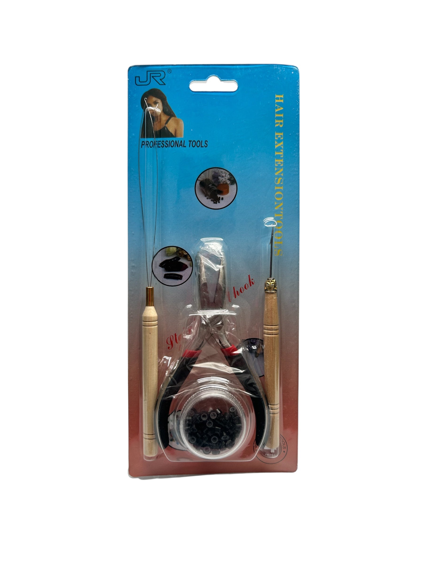Set pinza extensiones 4pz