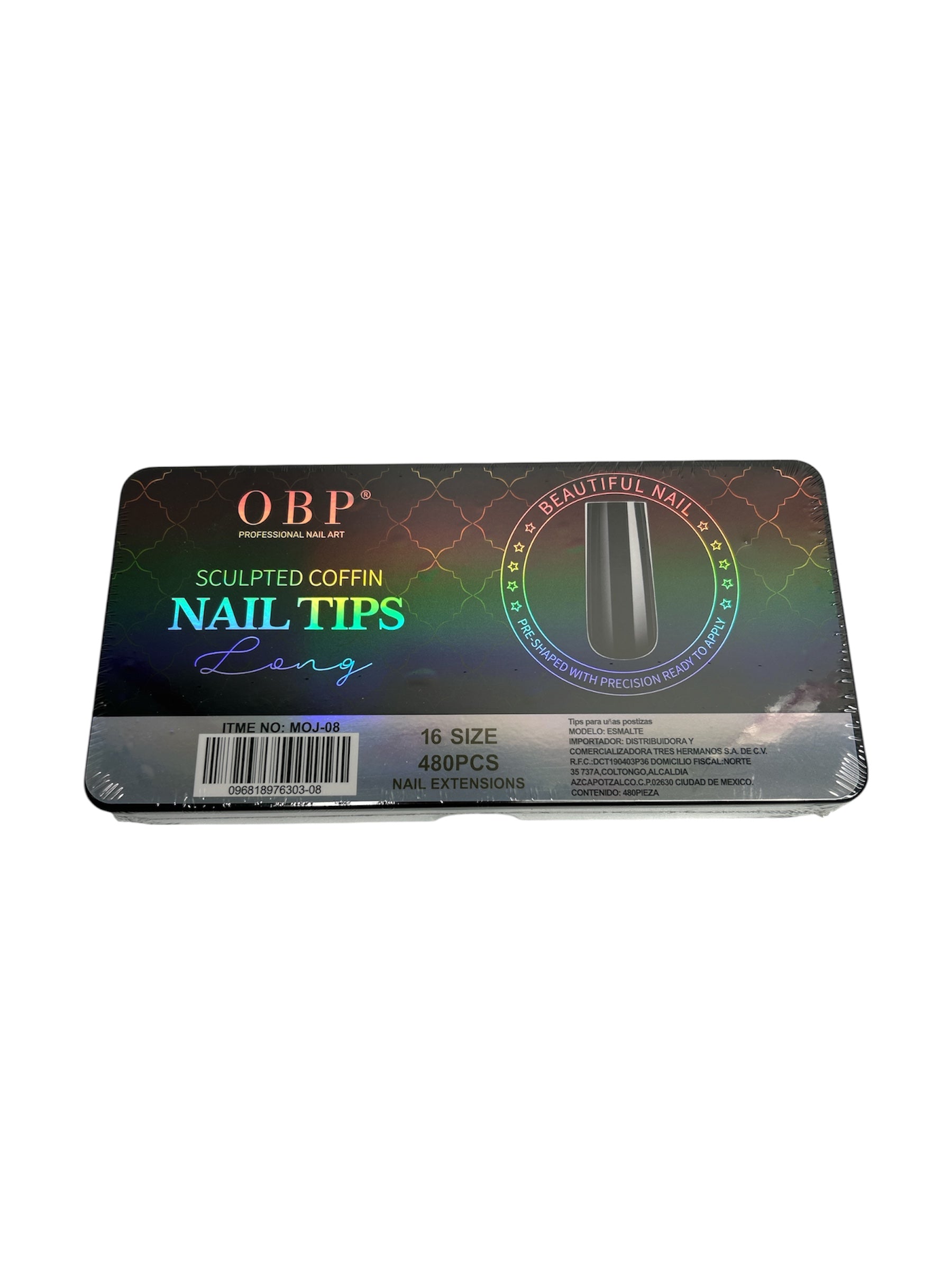 Tips soft gel SQUAD LONG MOJ-08 480 tips