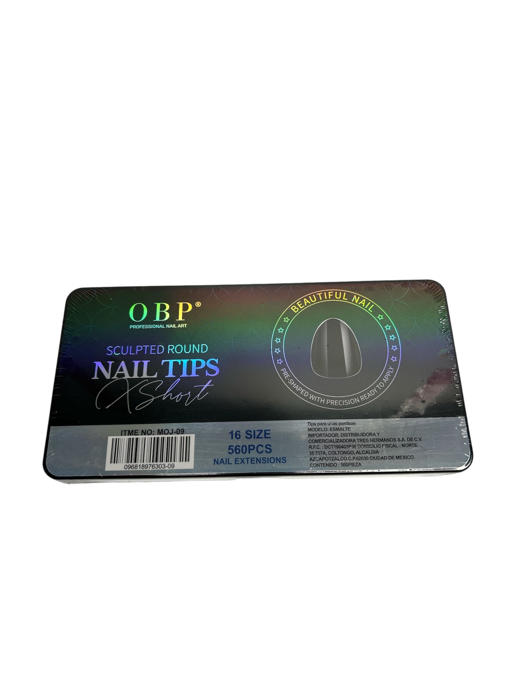 Tips soft gel ALMOND XSHORT  MOJ-09 560 tips