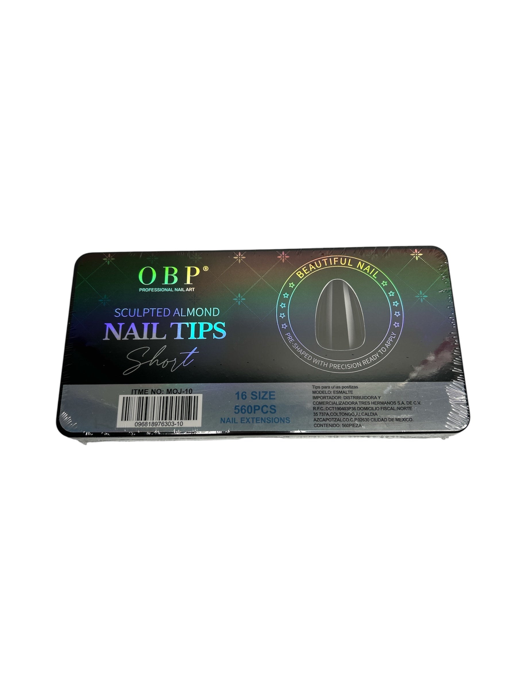 Tips soft gel OBP ALMOND SHORT MOJ-10