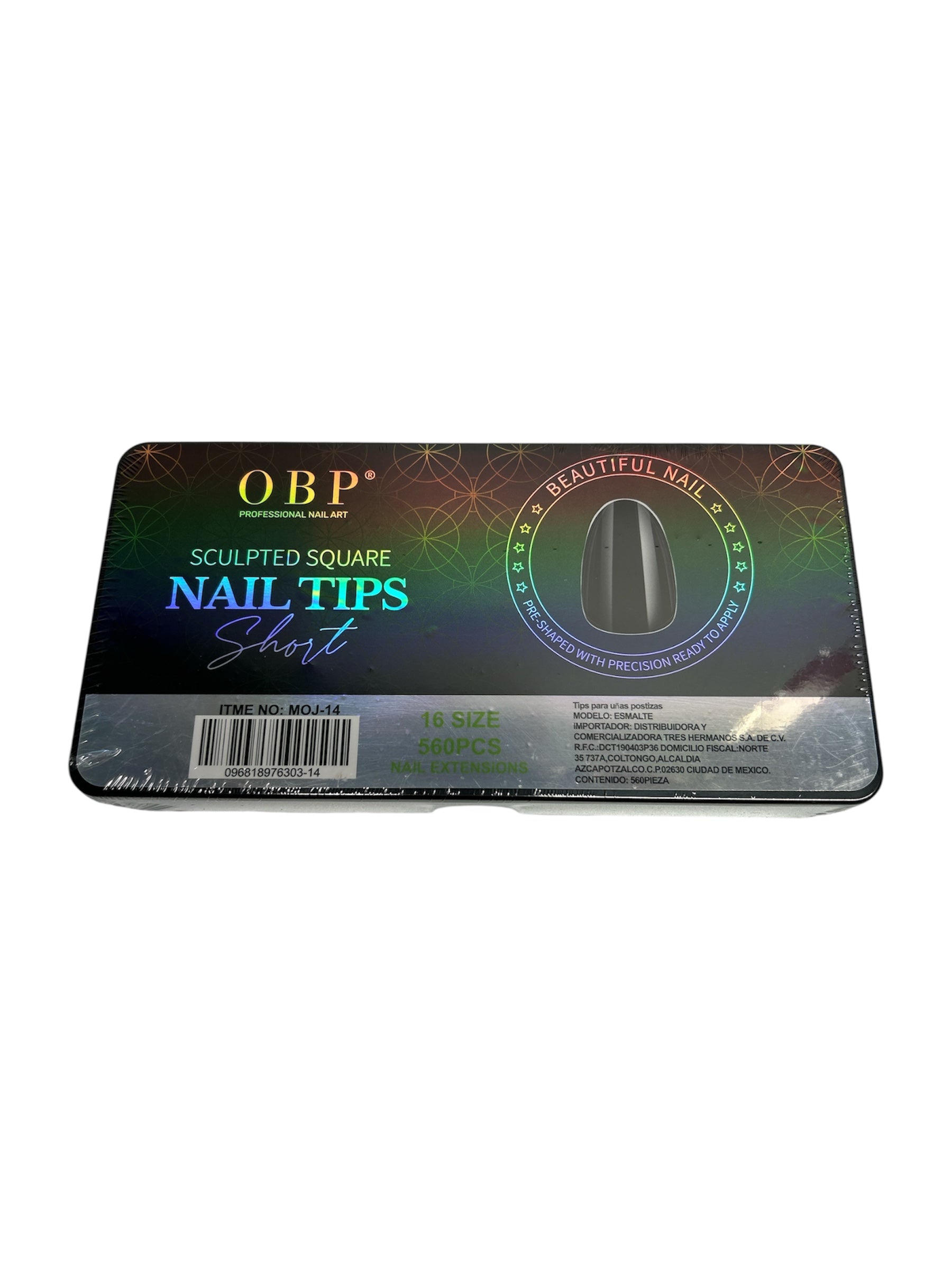 TIPS SOFT GEL MOJ-14 OVALAD A SHORT 560 tips