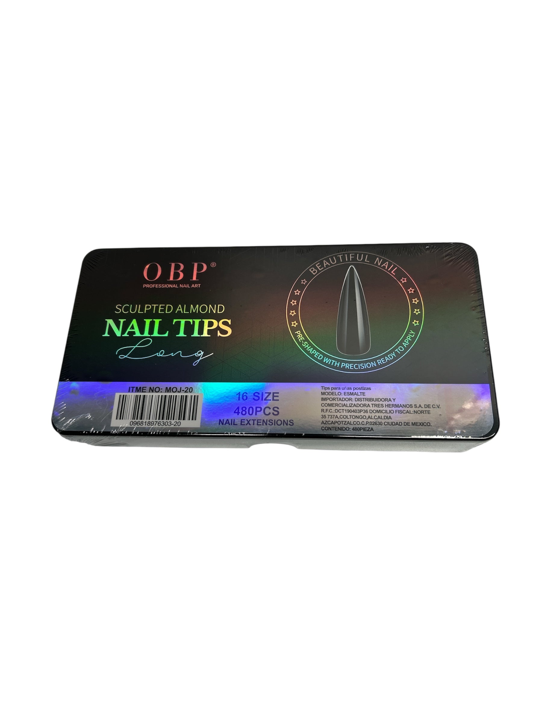 TIPS SOFT GEL OBP MOJ-20 STILETTO LONG